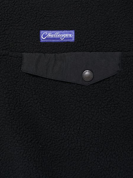 CHALLEGER / PULLOVER LOGO FLEECE -Black-
