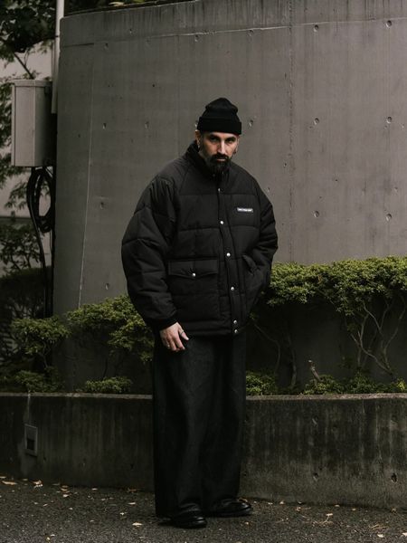 COOTIE PRODUCTIONS / Error Fit Padded Racing Jacket -Black-