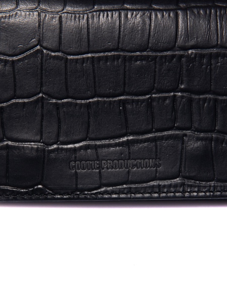 COOTIE / Leather Compact Purse(Crocodile)