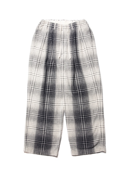 COOTIE / Ombre Check 2 Tuck Easy Pants -Ombre Check-