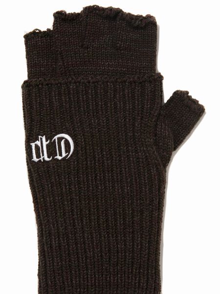 COOTIE PRODUCTIONS / Knit Cuffed Fingerless Glove -Moss Mix-