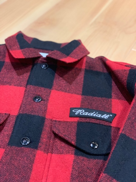 RADIALL ラディアル 2019AW FLAGS - REGULAR COLLARED SHIRT L/S