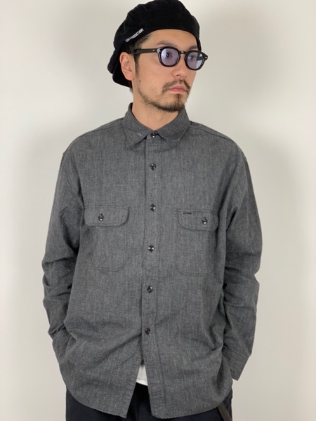 COOTIE クーティ 通販 18SS シャツ Chambray L/S Work Shirt