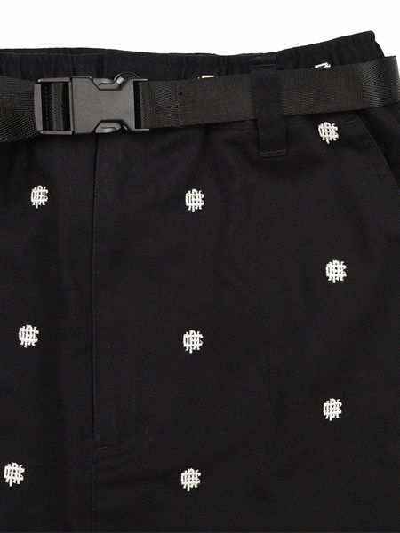 Captains Helm Golf / [WOMEN] OVERLAP LOGO 2 TUCK SKIRT -Black-