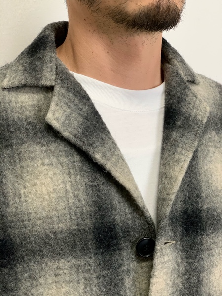 COOTIE / Napping Ombre Check Shop Coat