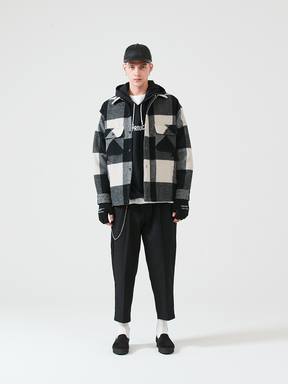 COOTIE クーティ 通販 19AW Napping Buffalo Check CPO Jacket