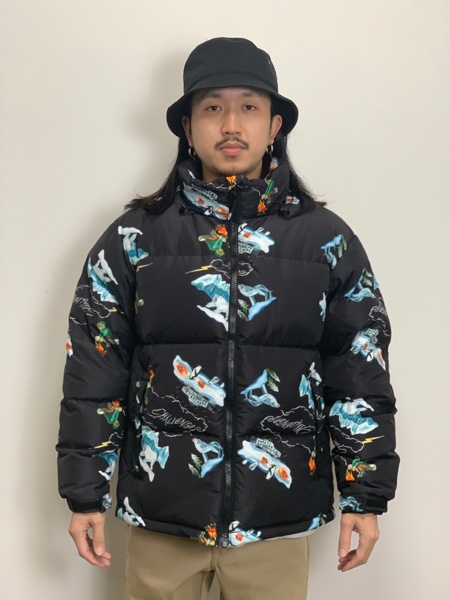 CHALLENGER / PRINTED DOWN JACKET