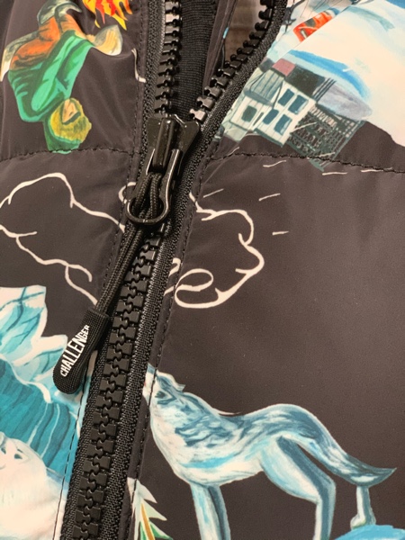 CHALLENGER / PRINTED DOWN JACKET