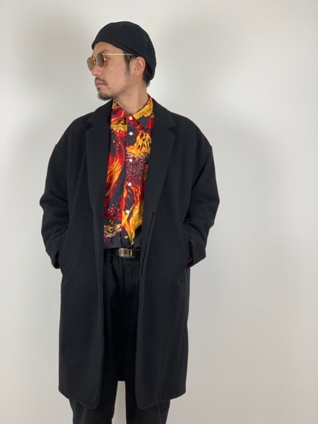COOTIE クーティ 通販 19AW Wool Mossa Chester Coat (Long)