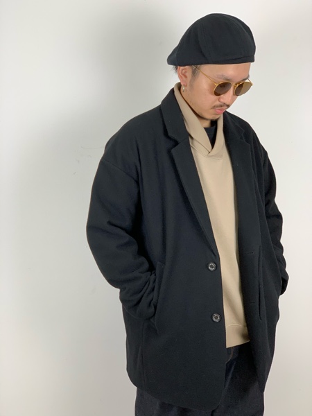 COOTIE クーティ 通販 19AW Wool Mossa Chester Coat (Short)