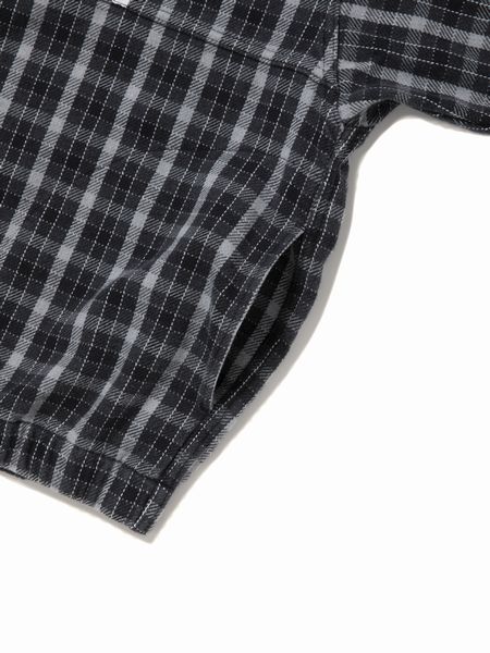 COOTIE PRODUCTIONS / AD Processing Heavy Flannel Check Half Zip