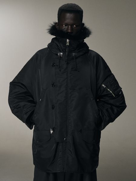 ジャケット・アウター cootie N3-B COOTIE PRODUCTIONS / Error Fit Type N-3B Flight Jacket -Black×Black-
