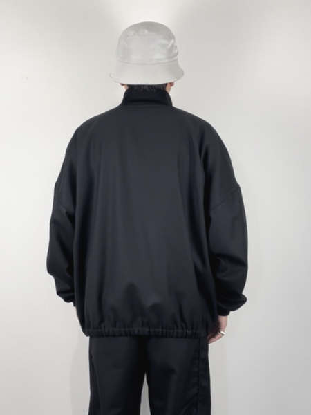 COOTIE / Wool Saxony Track Jacket -Black-