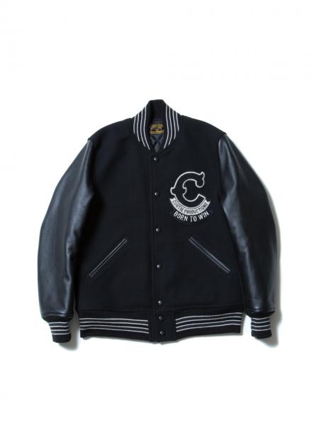 COOTIE 1st Place Jacket スタジャン 【Black×Black】 クーティ