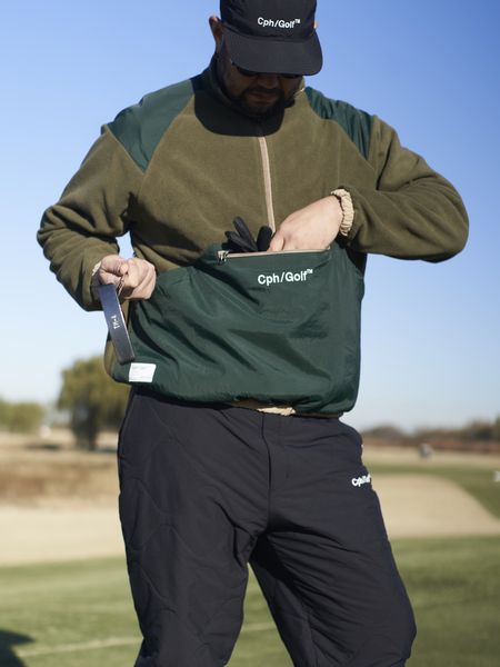 Captains Helm Golf / BOA FLEECE ZIP UP BLOUSON -Khaki-