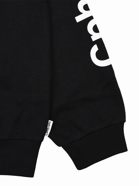 Captains Helm Golf / SIDE ZIPPER WARM LS MOCK NECK TEE -Black-