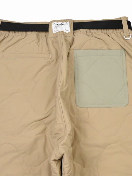 Captains Helm Golf / BICOLOR QUILTING JOGGER PANTS -Beige-
