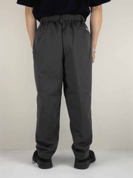 COOTIE / T/C 2 Tuck Easy Ankle Pants -Gray-