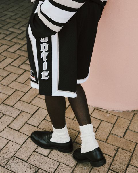 COOTIE PRODUCTIONS × MITCHELL & NESS / GAMEDAY SHORTS -Black-