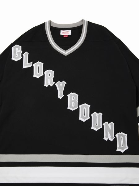 COOTIE PRODUCTIONS × MITCHELL & NESS / HOCKEY JERSEY -Black-
