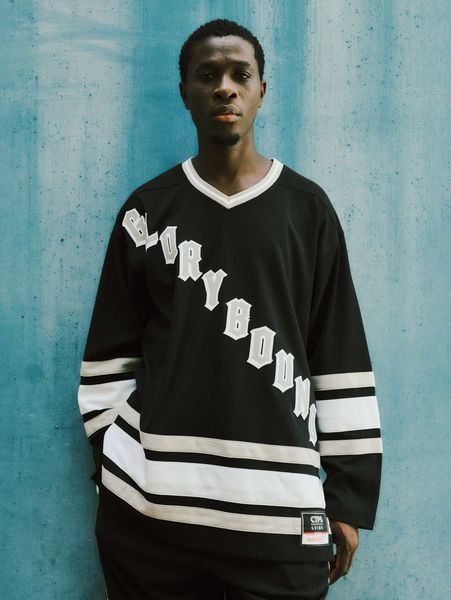 COOTIE PRODUCTIONS × MITCHELL & NESS / HOCKEY JERSEY -Black-