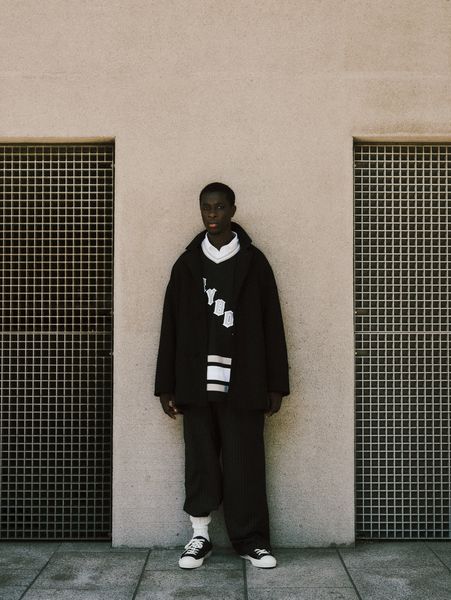 COOTIE PRODUCTIONS × MITCHELL & NESS / HOCKEY JERSEY -Black-